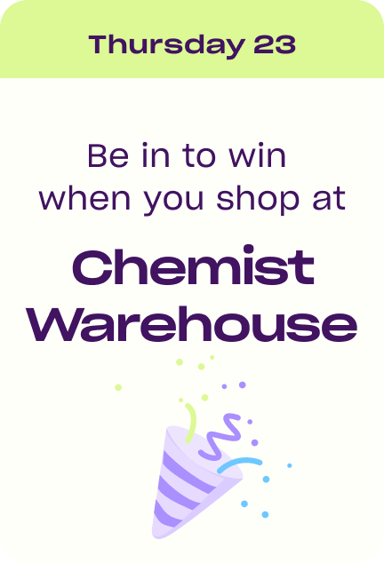 be into win when you shop at chemist warehouse zip nz