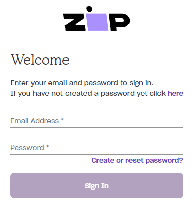 Zip - Merchant Portal